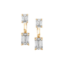 3 Carat Diamond Drop Earring