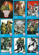 2000AD Judge Dredd Full 72 Card Base Set of Trading Cards from Strictly Ink