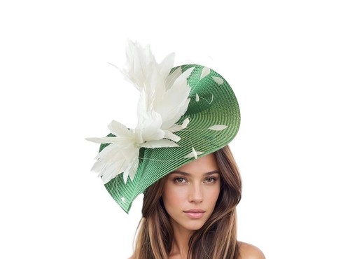 Emerald kelly green - emerald, white