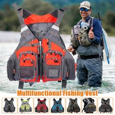 Fishing life vest bearing - life,