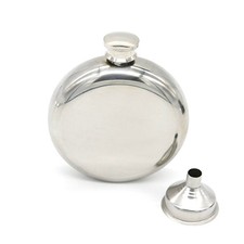 Stainless Steel Flagon Man Hip Flask Round Large Portable Wine Pot