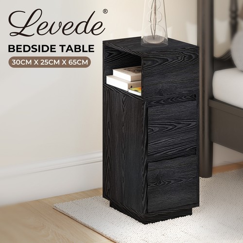 Levede bedside table with - bedside,