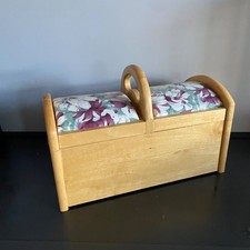Vintage Padded Sewing Box