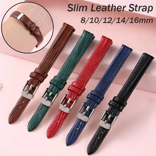 Genuine leather watch strap - watch,
