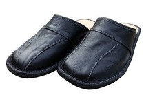 Men leather slippers shoe - slippers,
