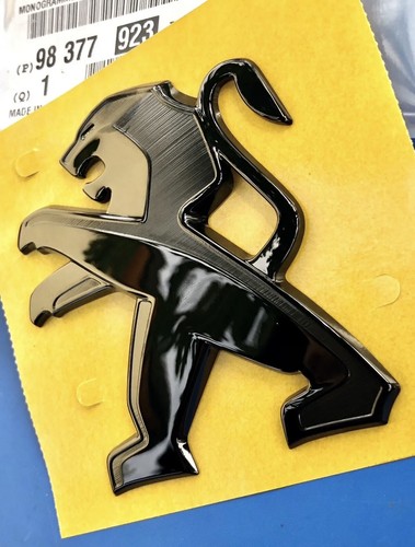 Peugeot lion boot emblem - lion, badge