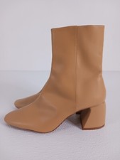 Zara Leather Boots Bootie 38