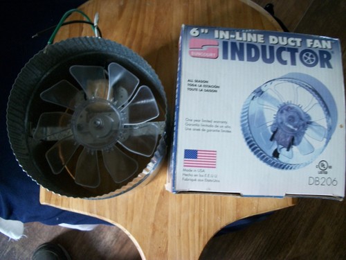 Suncourt line duct - 6", in-line