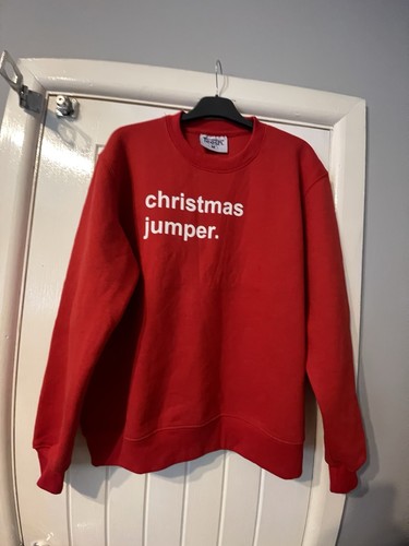 Red christmas jumper size - christmas,
