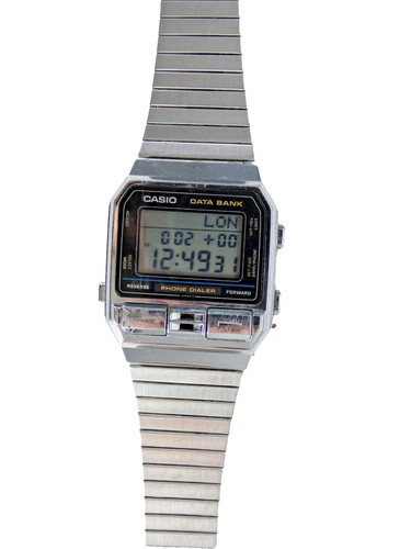 Casio data bank watch - data,