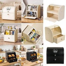 Double Layer Metal Bread Box
