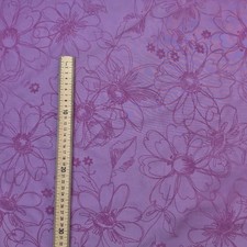Taffeta Fabric Floral Velvet