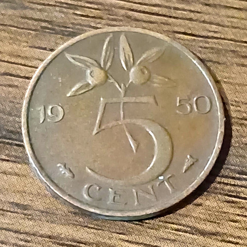 Netherlands cent coin 1950 - netherlands,