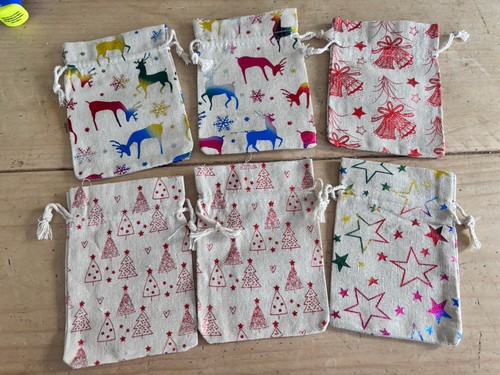 Christmas hessian gift treat - 6,