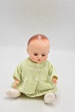 Vintage 1950s Pedigree Blinking Hard Plastic Doll 24cm With Clothes