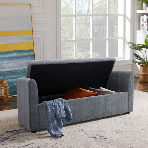 Large storage box footstool - large,