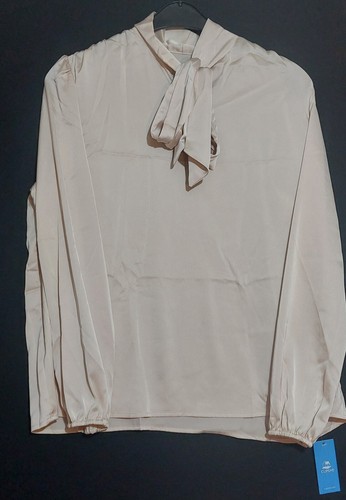Women satin shirt top - , bow