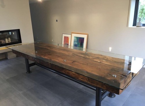 Glass table top clear - glass,