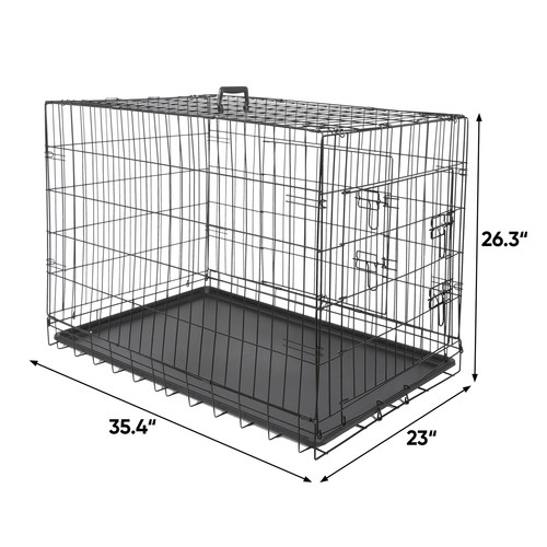 Dog crate kennel folding - crate,