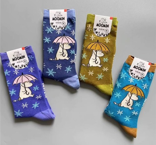 Moomin valley winter scene - moomin,