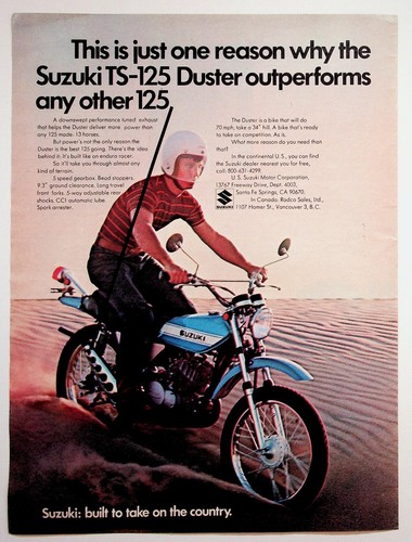 Vintage suzuki 125 duster - vintage,