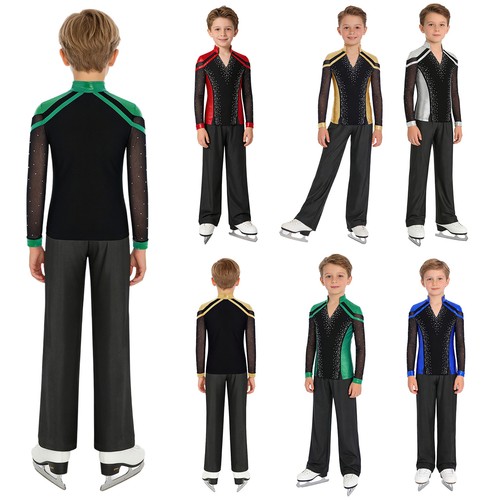 Boys rhinestone figure - rhinestone, ice