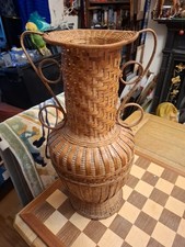 Vintage Large 52cm Rattan