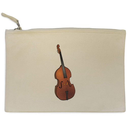 Double bass canvas - canvas, clutch