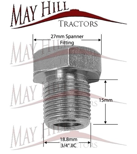 Sump plug jic - for, massey