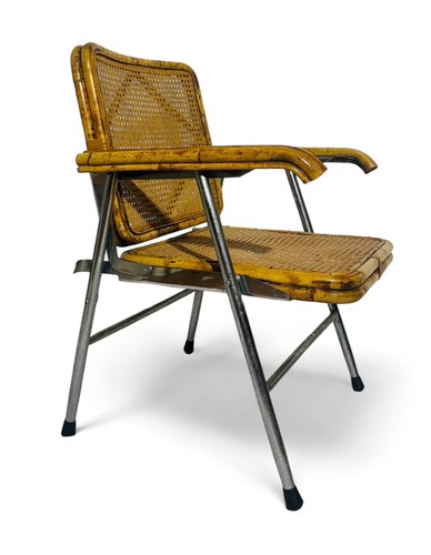 Vintage armchair deck chair - armchair,