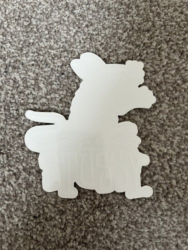 Stussy rat sticker white - stussy,