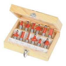1/2" 1/2" Tct Router Bit Set 12Pce 763555 PT