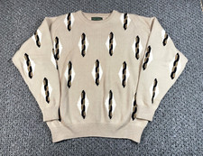 VTG 90s Chunky Knit Geometric