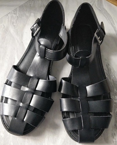 Black faux leather jesus - black,