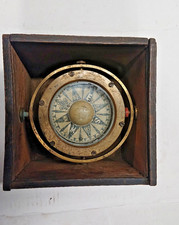 Antique  Boxed Gimballed Brass