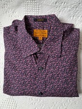 Simon Carter Men's Shirt 16.5 42cm Slim Fit 44" Chest Long Sleeve 