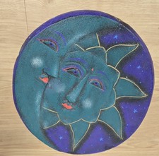 Vtg Celestial Folk Art Wooden