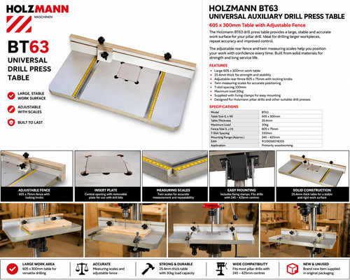 Holzmann bt63 universal drill - universal,