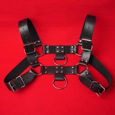 PU Leather Body Harness Chest