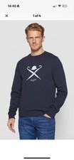 HACKETT Men's Navy Sweatshirt
