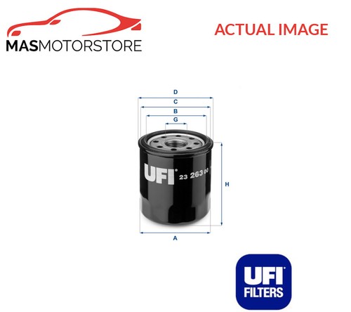 Engine oil filter - ufi, 2326300
