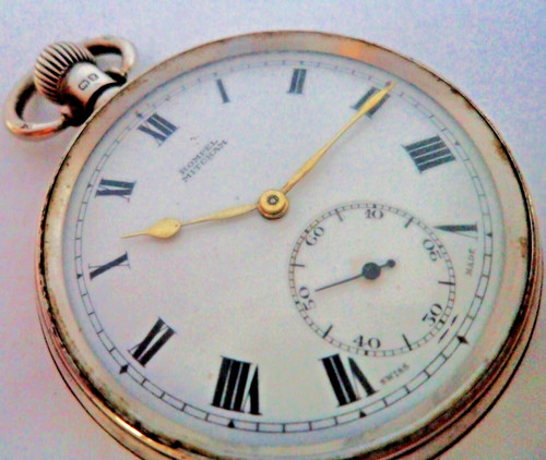 Antique 1923 silver pocket - 1923,