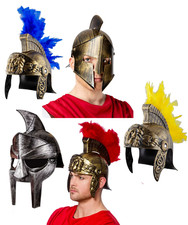 Adults Roman Centurion Spartan Gladiator Barbarian Warrior Fancy Dress Helmet