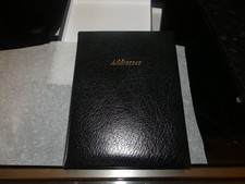 Real Leather Black Addresses &