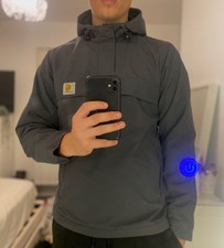 Carhartt Nimbus Pullover Grey Size small Long Sleeve Hooded Regular Fit