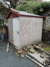 Concrete Shed Pre Fab Shed  7ft X 7ft