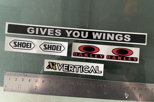 Sponsor visor decals - sponsor,