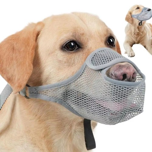 Pet dog muzzles adjustable - muzzles,