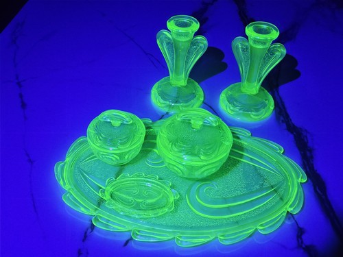 Uranium vintage green - green, glass