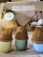Egg Heads Egg Cosy knitting pattern by Becca Parker
